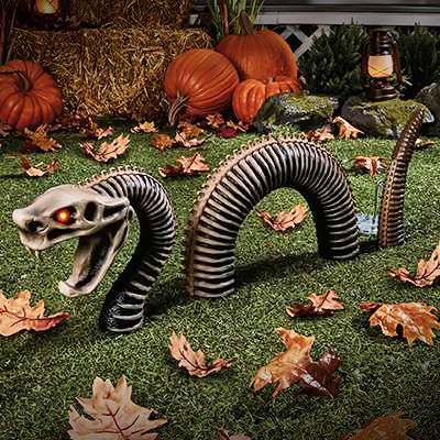 Spirit Halloween animatronic snake prop