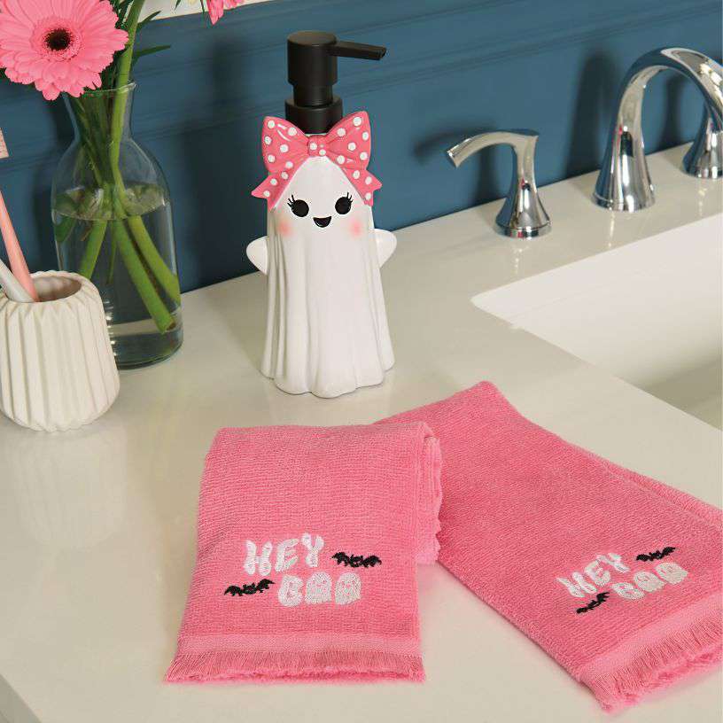Spirit Halloween bathroom decorations