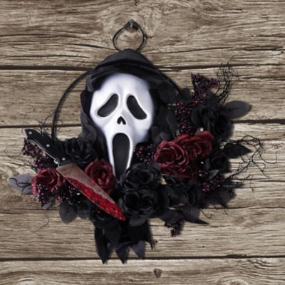 Spirit Halloween door decorations